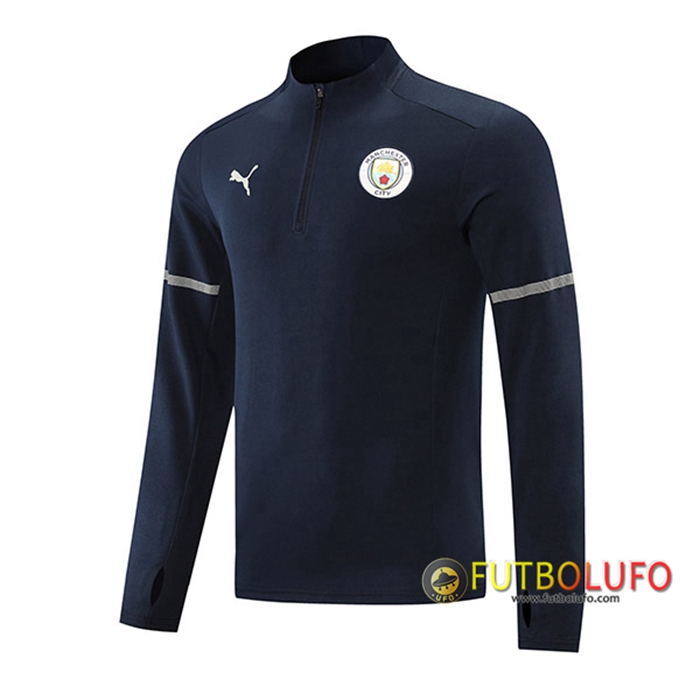 Sudadera De Entrenamiento Manchester City Azul Marino 2021/2022