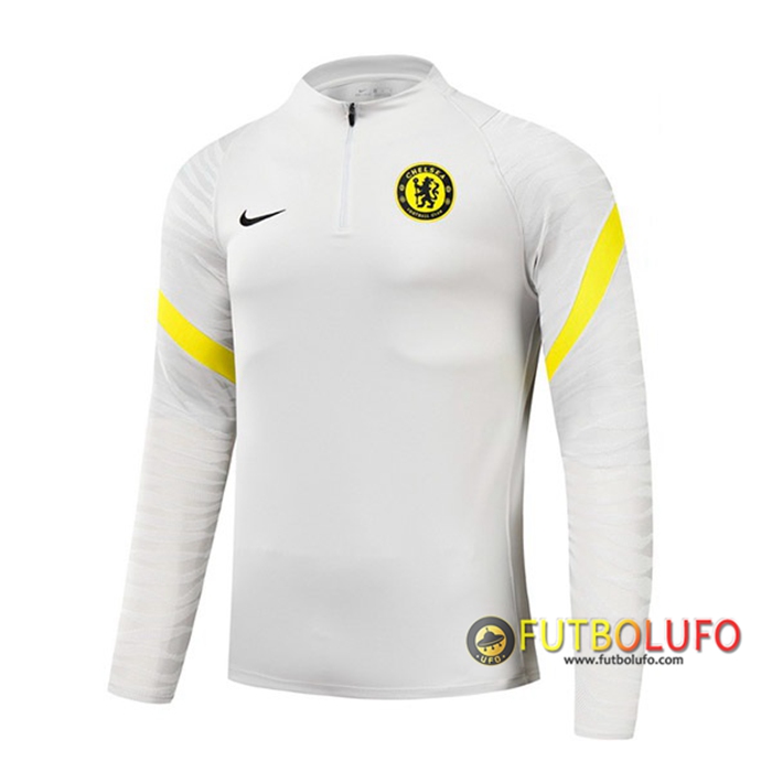 Sudadera De Entrenamiento FC Chelsea Negro/Blanca 2021/2022