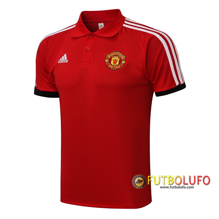 Camiseta Entrenamiento Manchester United Rojo/Blanca 2021/2022