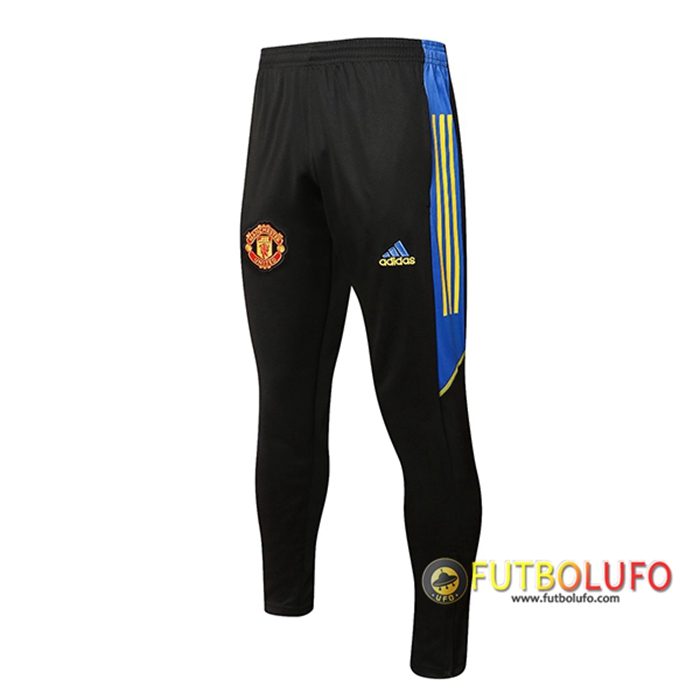 Pantalon Entrenamiento Manchester United Azul/Negro 2021/2022