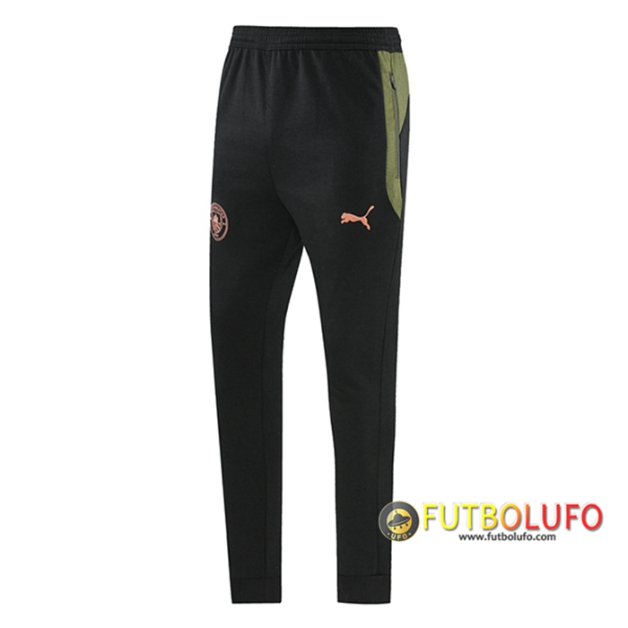 Pantalon Entrenamiento Manchester City Verde/Negro 2021/2022