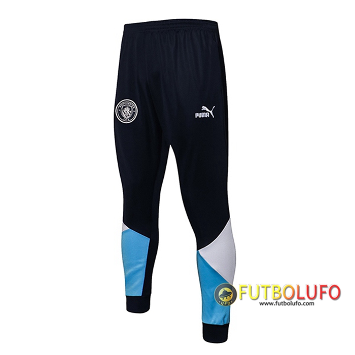 Pantalon Entrenamiento Manchester City Azul Marino/Azul/Blanca 2021/2022