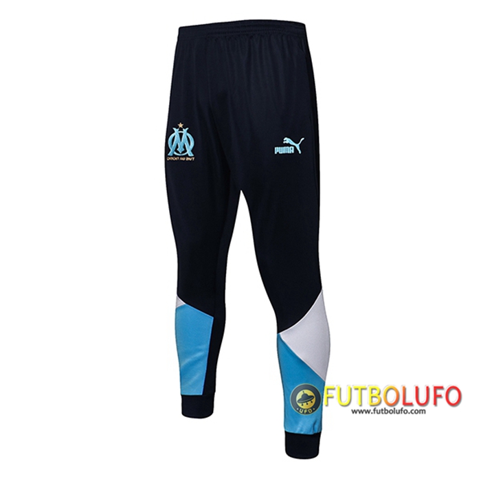 Pantalon Entrenamiento Marsella OM Azul Marino/Blanca/Azul 2021/2022