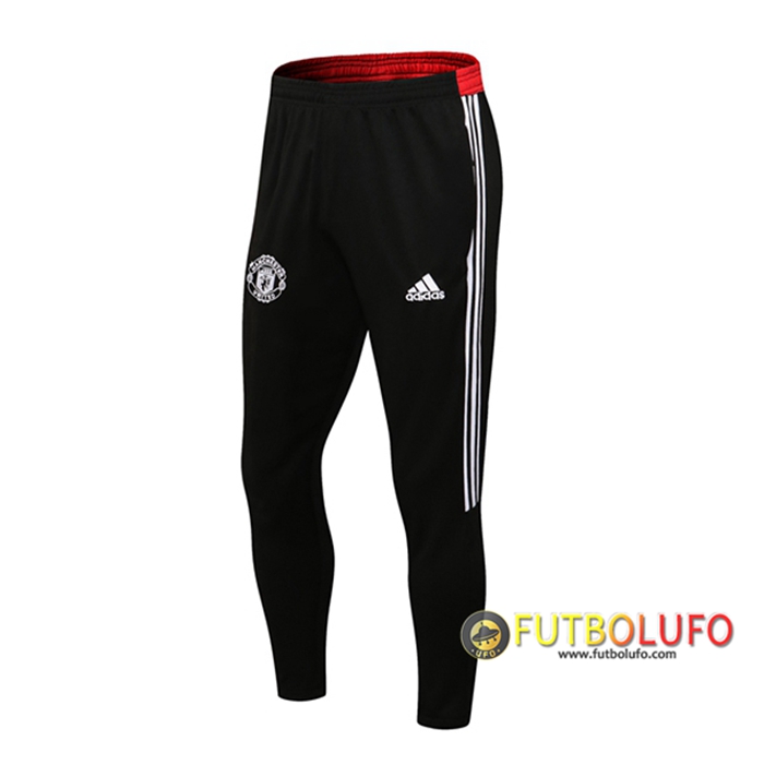 Pantalon Entrenamiento Manchester United Blanca/Rojo 2021/2022