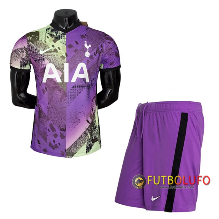 Traje Camiseta Futbol Tottenham Hotspur Tercero + Cortos 2021/2022