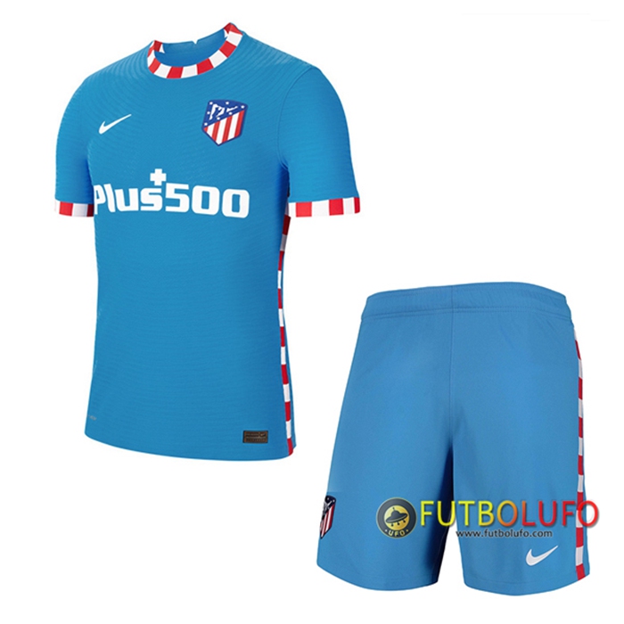 Traje Camiseta Futbol Atletico Madrid Tercero + Cortos 2021/2022