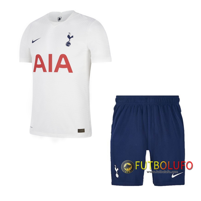Traje Camiseta Futbol Tottenham Hotspur Titular + Cortos 2021/2022