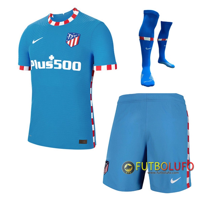 Traje Camiseta Futbol Atletico Madrid Tercero (Cortos + Calcetines) 2021/2022