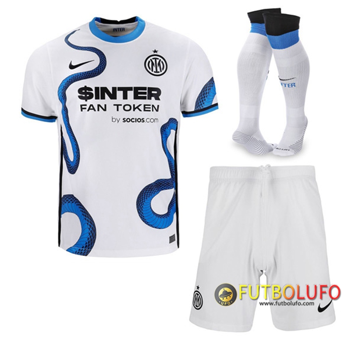 Traje Camiseta Futbol Inter Milan Alternativo (Cortos + Calcetines) 2021/2022