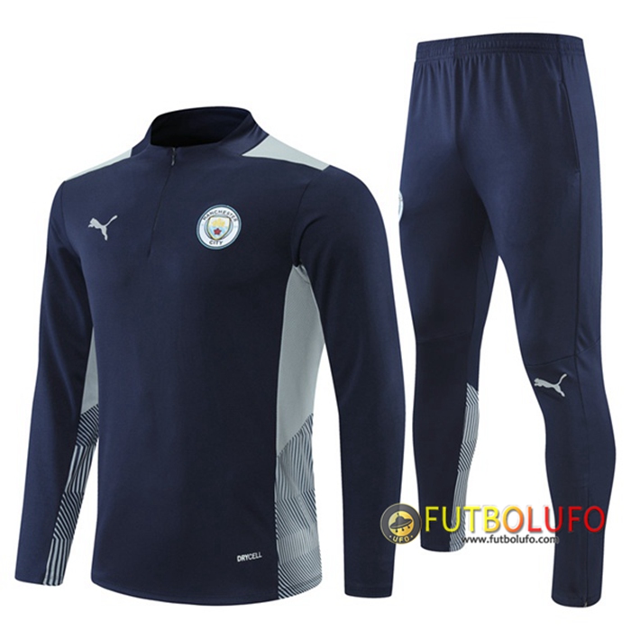 Chandal Equipos De Futbol Manchester City Azul Marino/Gris 2021/2022