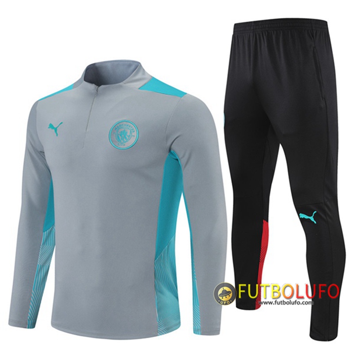 Chandal Equipos De Futbol Manchester City Azul/Gris 2021/2022