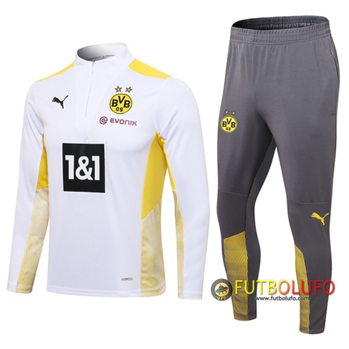 Chandal Equipos De Futbol Dortmund BVB Amarillo/Blanca 2021/2022