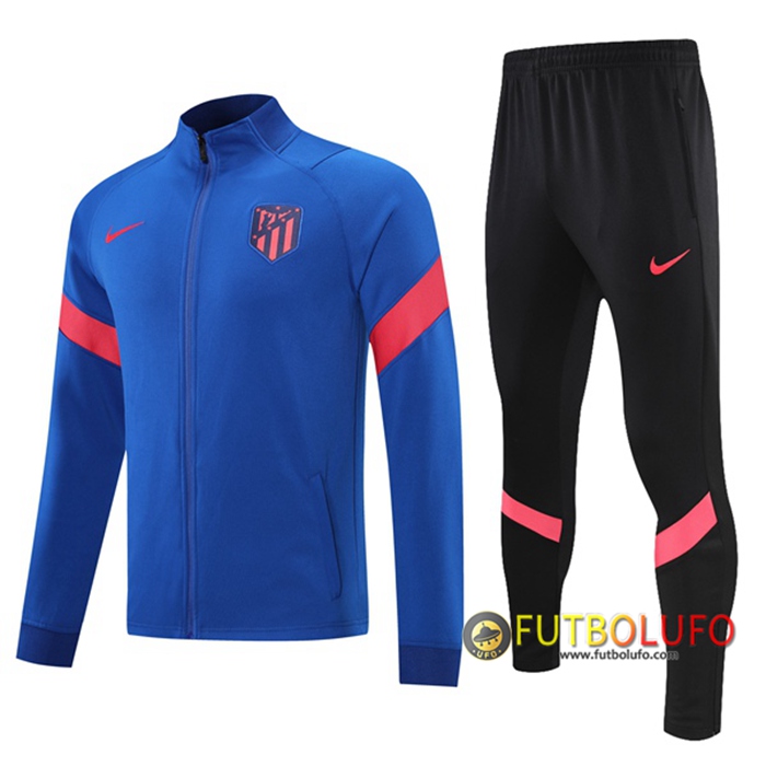 Chandal Equipos De Futbol - Chaqueta Altetico Madrid Azul 2021/2022