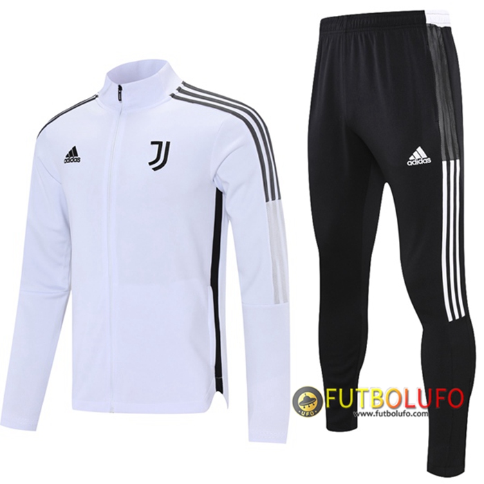 Chandal Equipos De Futbol - Chaqueta Juventus Blanca/Gris 2021/2022