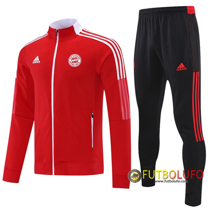 Chandal Equipos De Futbol - Chaqueta Bayern Munich Rojo 2021/2022