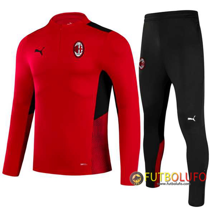 Chandal Equipos De Futbol AC Milan Rojo/Negro 2021/2022