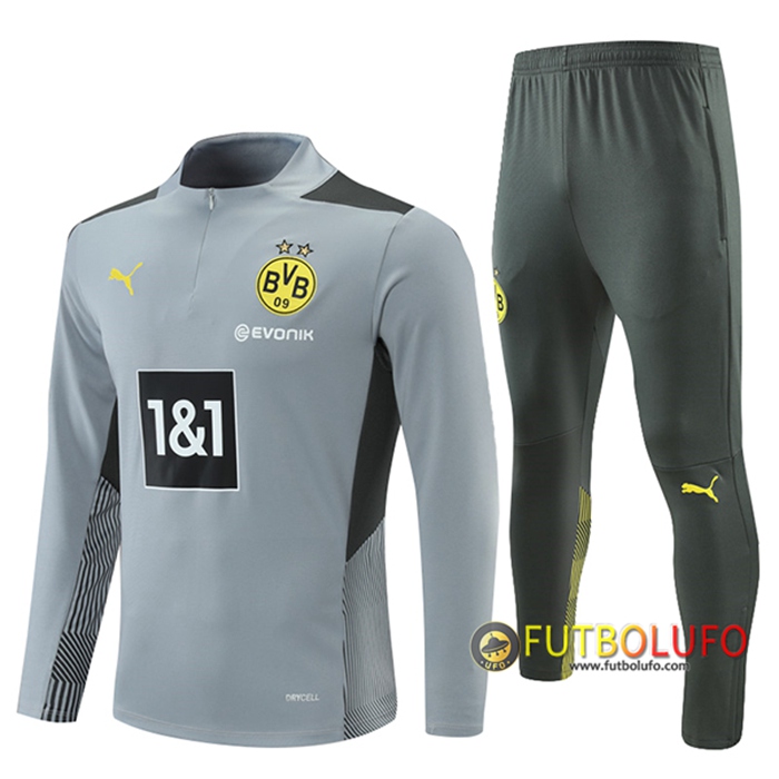 Chandal Equipos De Futbol Dortmund BVB Ninos Gris 2021/2022