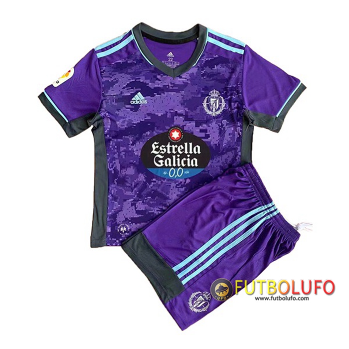 Camiseta Futbol Real Valladolid Ninos Alternativo 2021/2022