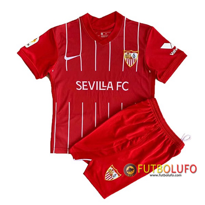 Camiseta Futbol Sevilla FC Ninos Alternativo 2021/2022