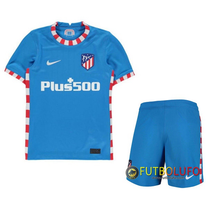 Camiseta Futbol Atletico Madrid Ninos Tercero 2021/2022