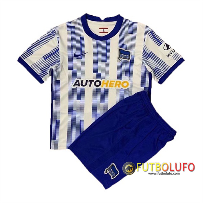 Camiseta Futbol Hertha BSC Ninos Titular 2021/2022