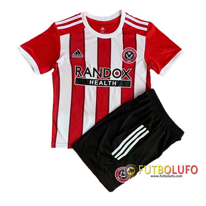 Camiseta Futbol Sheffield United Ninos Titular 2021/2022