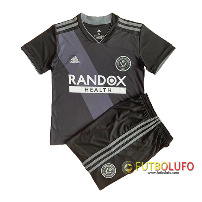 Camiseta Futbol Sheffield United Ninos Alternativo 2021/2022