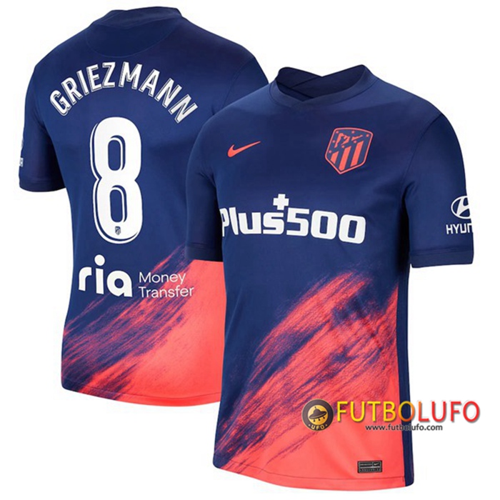 Camiseta Futbol Atletico Madrid (Griezmann 8) Tercero 2021/2022