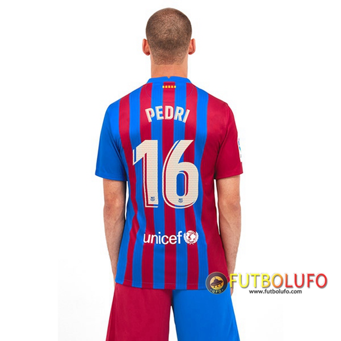 Camiseta Futbol FC Barcelona (Pedri 16) Titular 2021/2022