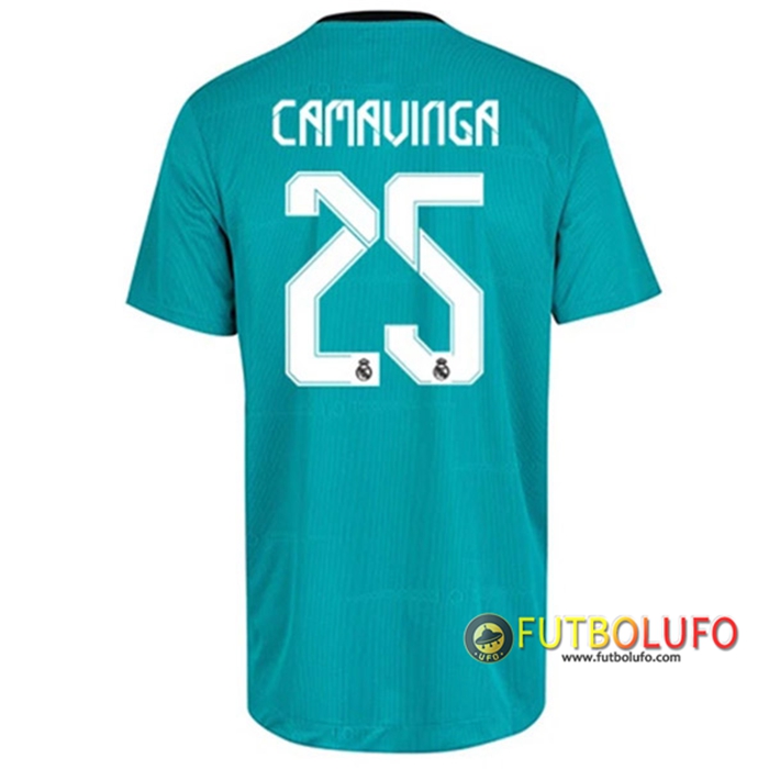 Camiseta Futbol Real Madrid (Camavinga 25) Tercero 2021/2022
