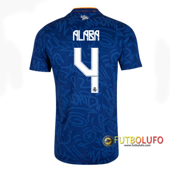 Camiseta Futbol Real Madrid (Alaba 4) Alternativo 2021/2022