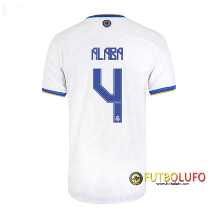 Camiseta Futbol Real Madrid (Alaba 4) Titular 2021/2022