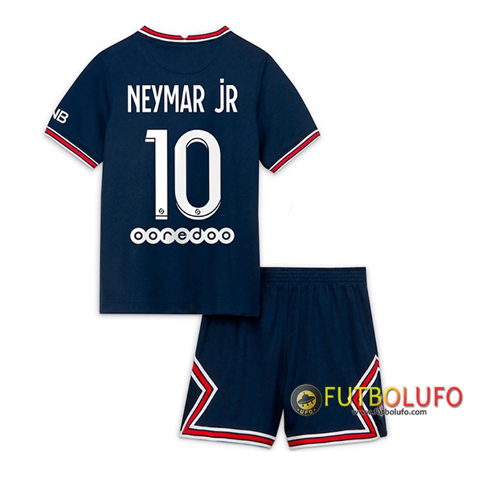 Camiseta Futbol Jordan PSG (Neymar Jr 10) Ninos Titular 2021/2022