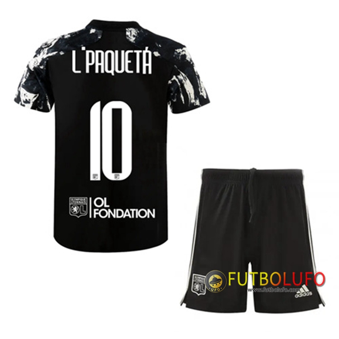 Camiseta Futbol Lyon (L.PAQUEYA 10) Ninos Tercero 2021/2022