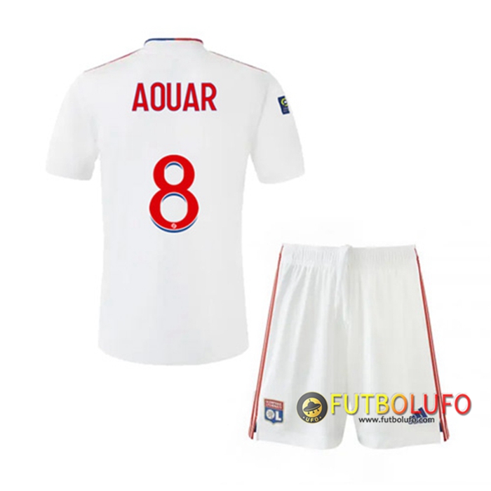 Camiseta Futbol Lyon (AOUAR 8) Ninos Titular 2021/2022