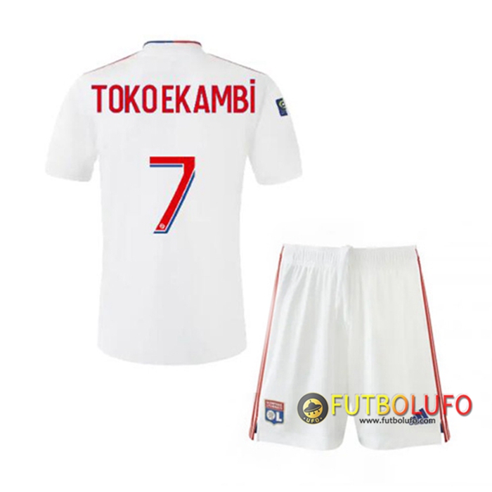 Camiseta Futbol Lyon (TOKO EKAMBI 7) Ninos Titular 2021/2022