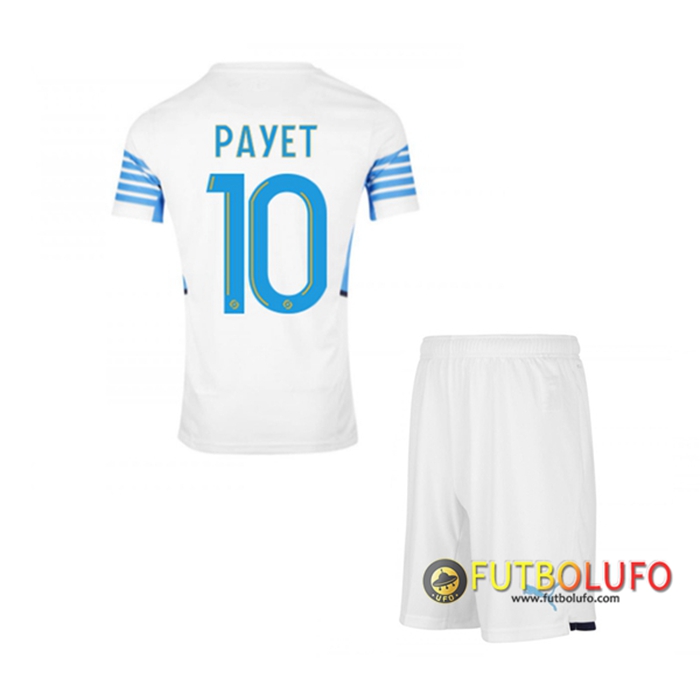Camiseta Futbol Marsella OM (PAYET 10) Ninos Tercero 2021/2022