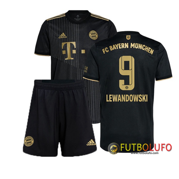 Camiseta Futbol Bayern Munich (Lewandowski 9) Ninos Alternativo 2021/2022