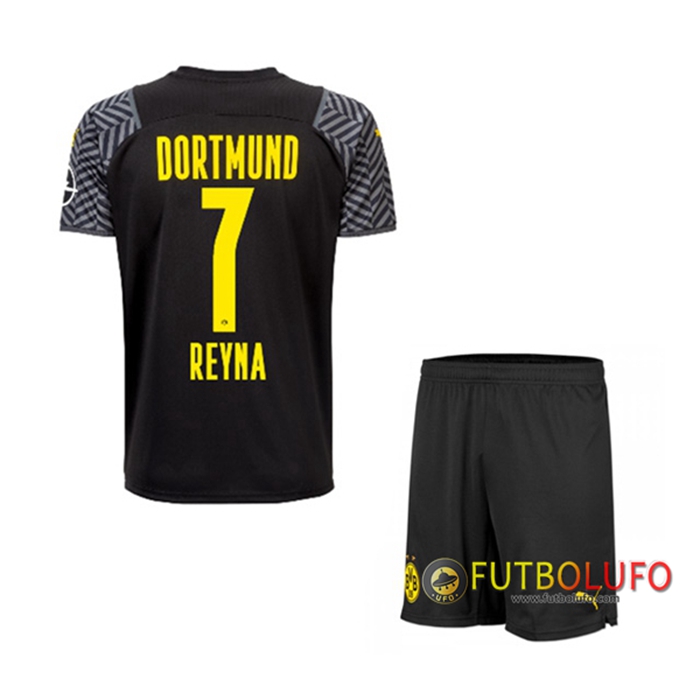 Camiseta Futbol Dortmund BVB (Reyna 7) Ninos Alternativo 2021/2022