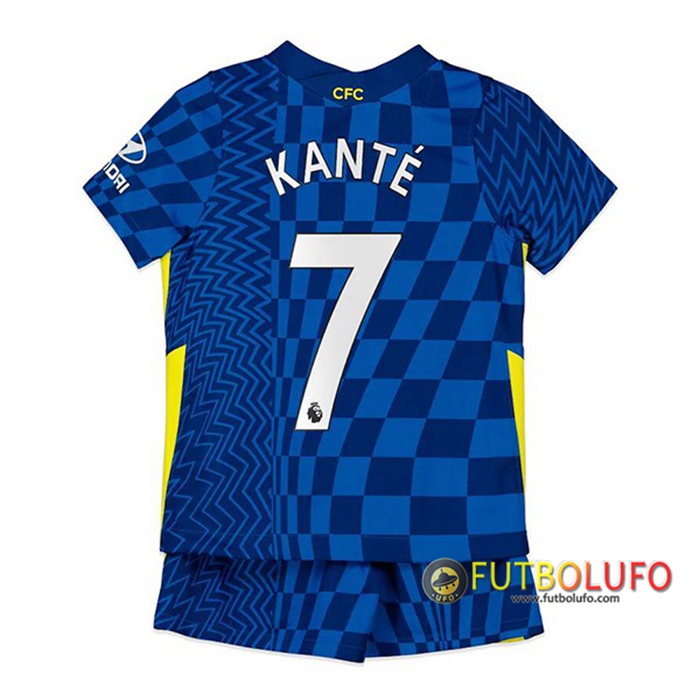 Camiseta Futbol FC Chelsea (Kante 7) Ninos Titular 2021/2022