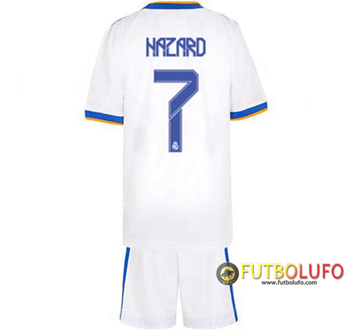 Camiseta Futbol Real Madrid (Hazard 7) Ninos Titular 2021/2022