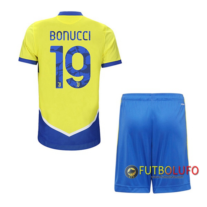 Camiseta Futbol Juventus (BONUCCI 19) Ninos Tercero 2021/2022