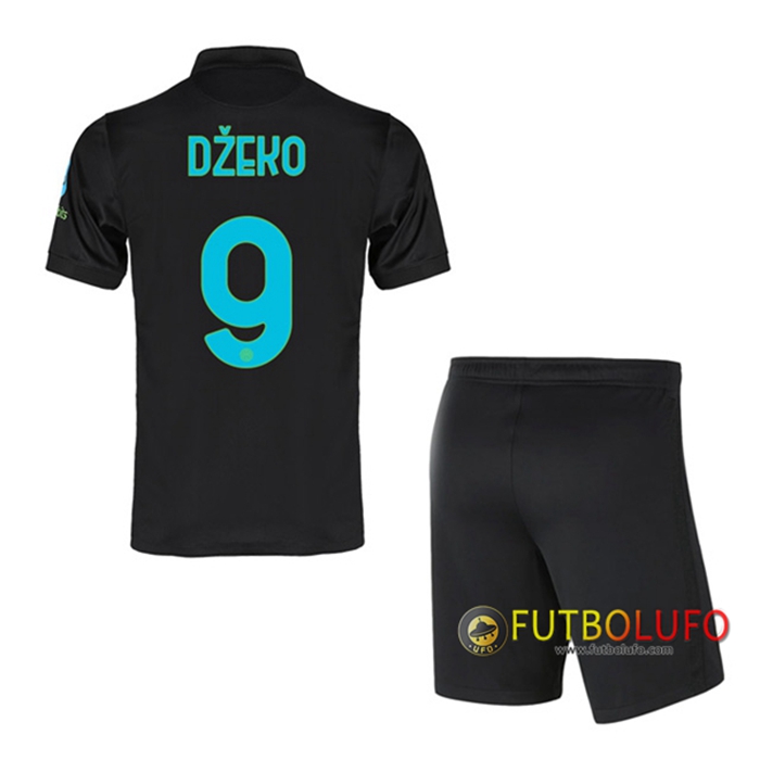 Camiseta Futbol Inter Milan (DZEKO 9) Ninos Tercero 2021/2022