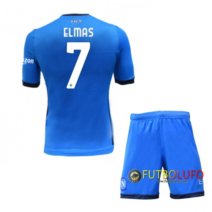 Camiseta Futbol SSC Napoli (ELMAS 7) Ninos Titular 2021/2022