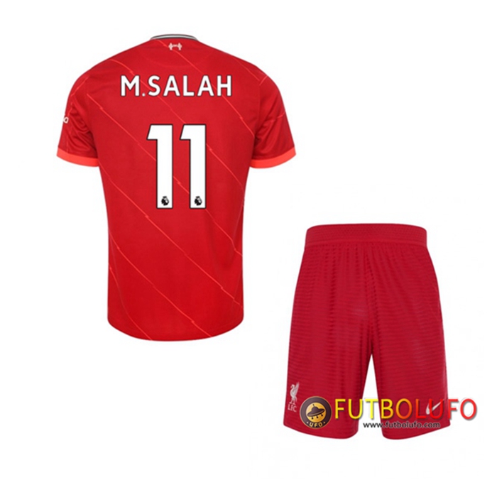 Camiseta Futbol FC Liverpool (Mohamed Salah 11) Ninos Titular 2021/2022