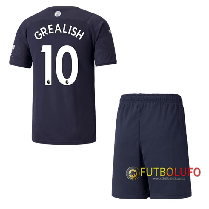 Camiseta Futbol Manchester City (GREALISH 10) Ninos Tercero 2021/2022