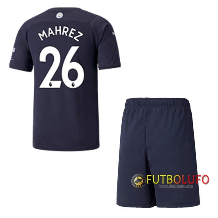 Camiseta Futbol Manchester City (MAHREZ 26) Ninos Tercero 2021/2022