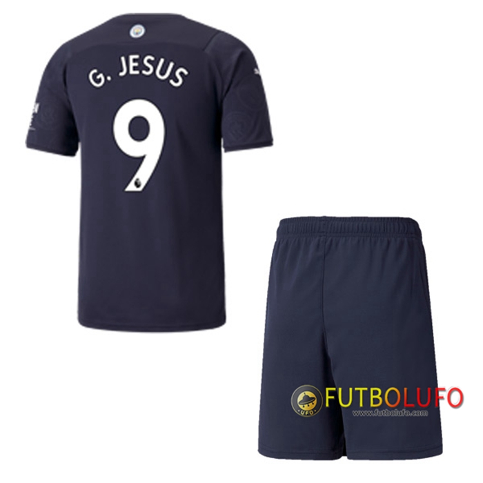 Camiseta Futbol Manchester City (G.JESUS 9) Ninos Tercero 2021/2022