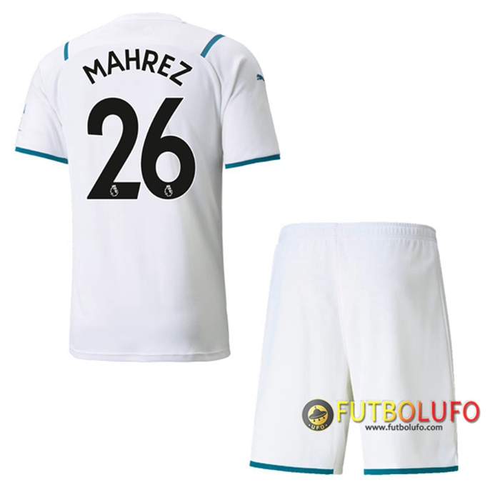 Camiseta Futbol Manchester City (MAHREZ 26) Ninos Alternativo 2021/2022