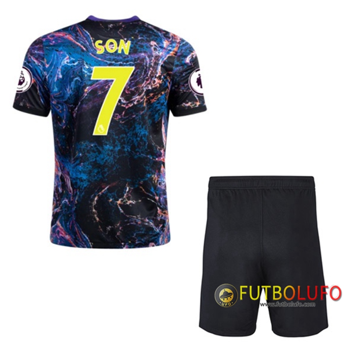 Camiseta Futbol Tottenham Hotspur (Son Heung-Min 7) Ninos Alternativo 2021/2022